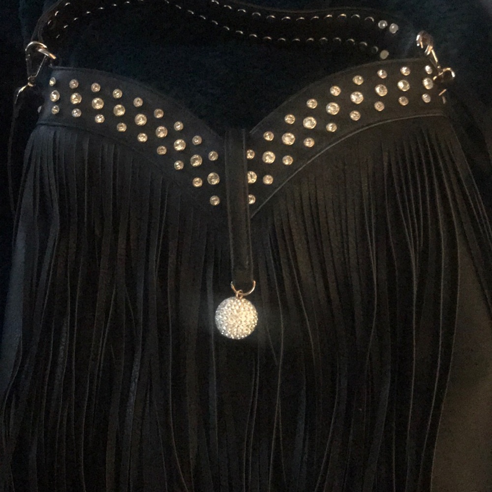 Black fashion handbag